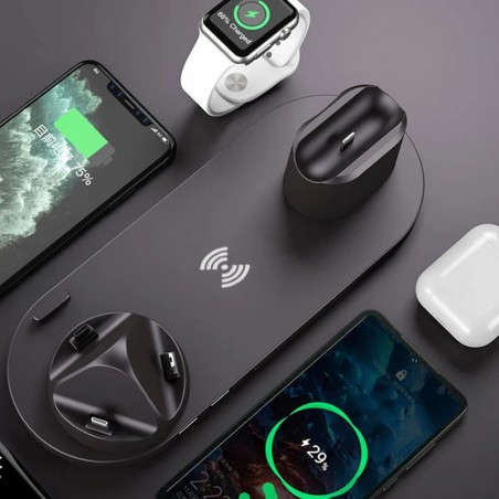 4 in 1 Wireless Fast Charging Dock Station