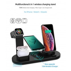 4 in 1 Wireless Fast Charging Dock Station