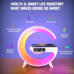 Speakers Alarm Clock,G Lamp,Wireless Charger night lights