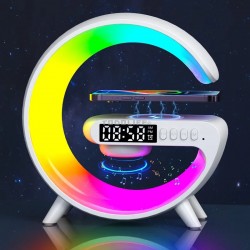 Speakers Alarm Clock,G Lamp,Wireless Charger night lights