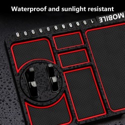 Silicone Car Anti-Slip Mat Auto Phone Holder Sticky Anti Slide