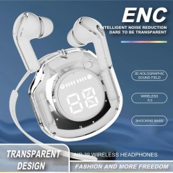 Earphones Transparent Printme Air39