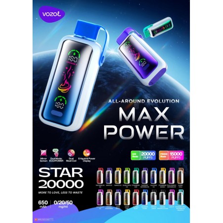 Vozol Star 20000 Puffs